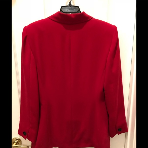 LIZ CLAIBORNE RED JACKET Sz 10 - Picture 2 of 4